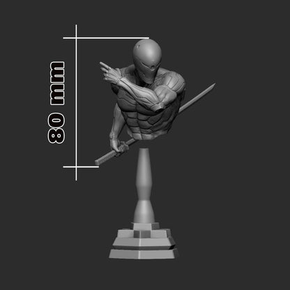 Gray Fox Metal Gear Bust - Alternate view 3
