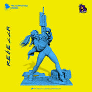 Rebecca Figure - Cyberpunk: Edgerunners - resin tabletop miniature front view
