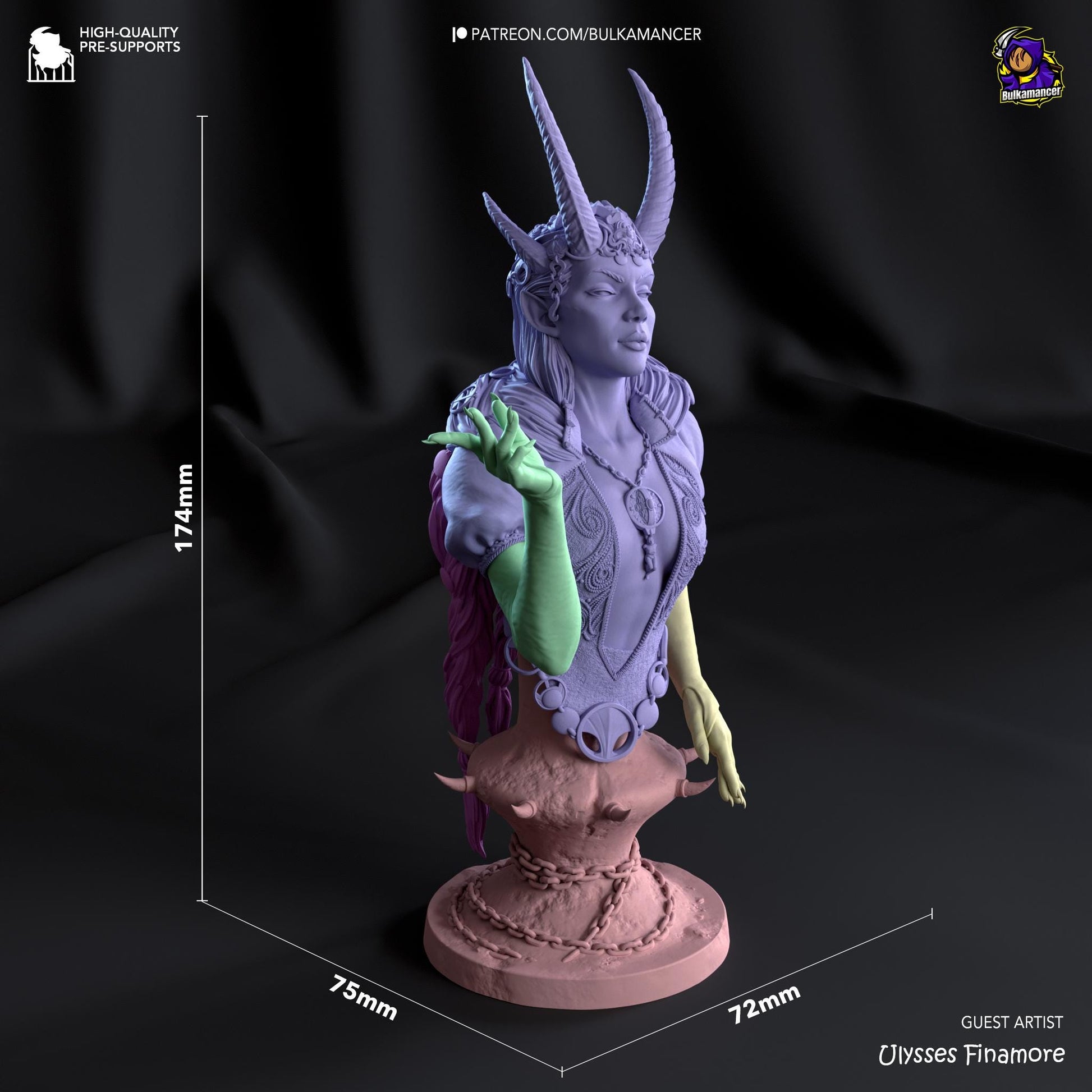 Mizora Bust - Baldur's Gate 3 - Alternate view 5