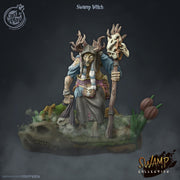 Witch Hag Miniature - resin tabletop miniature front view