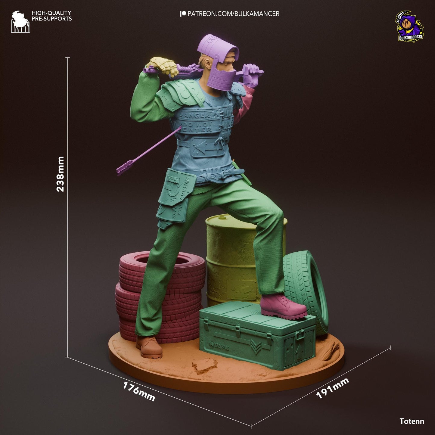 Survivor Rust Figure - Alternate view 7