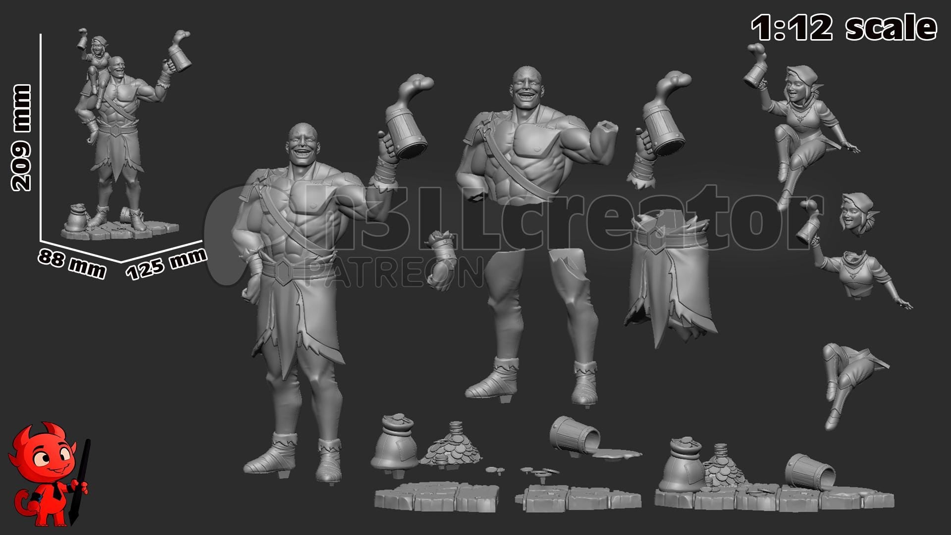 Grog and Pike The Legend of Vox Machina Figure - Alternate view 8