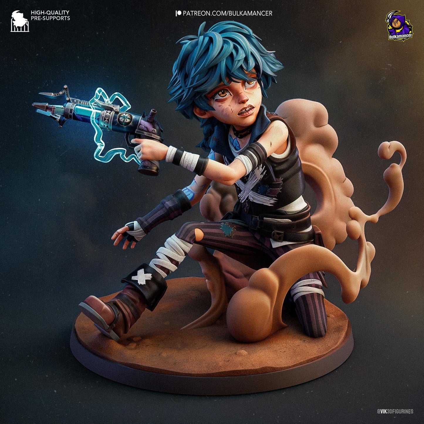 Isha Resin Miniature Figurine Game Character League of Legends Arcane Gift for Him Her Birthday Gift Anime