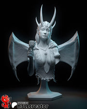 Mizora Bust - Baldur's Gate 3 - resin tabletop miniature front view