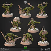 Orc Miniature - resin tabletop miniature front view
