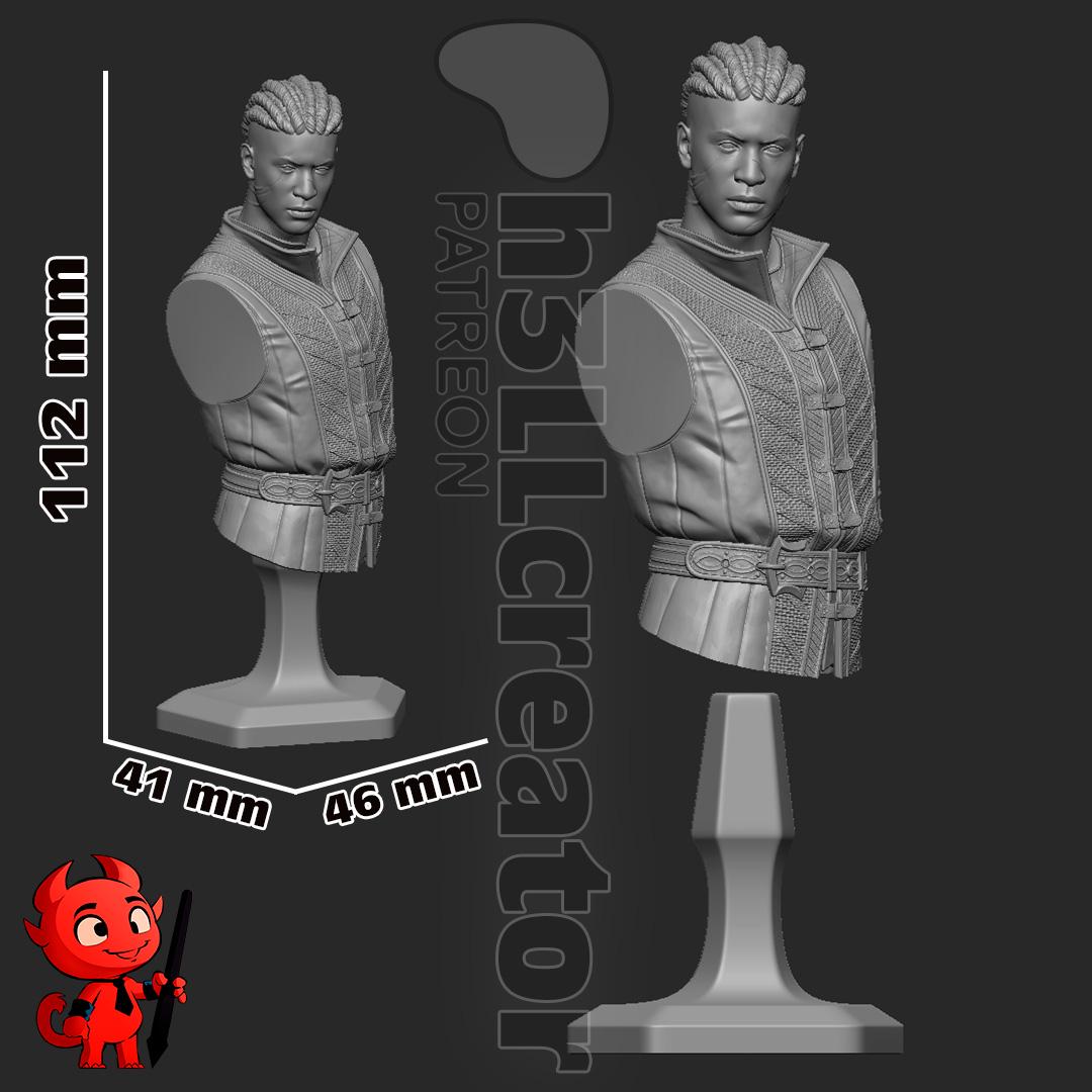 Wyll Bust - Baldur's Gate 3 - Alternate view 4