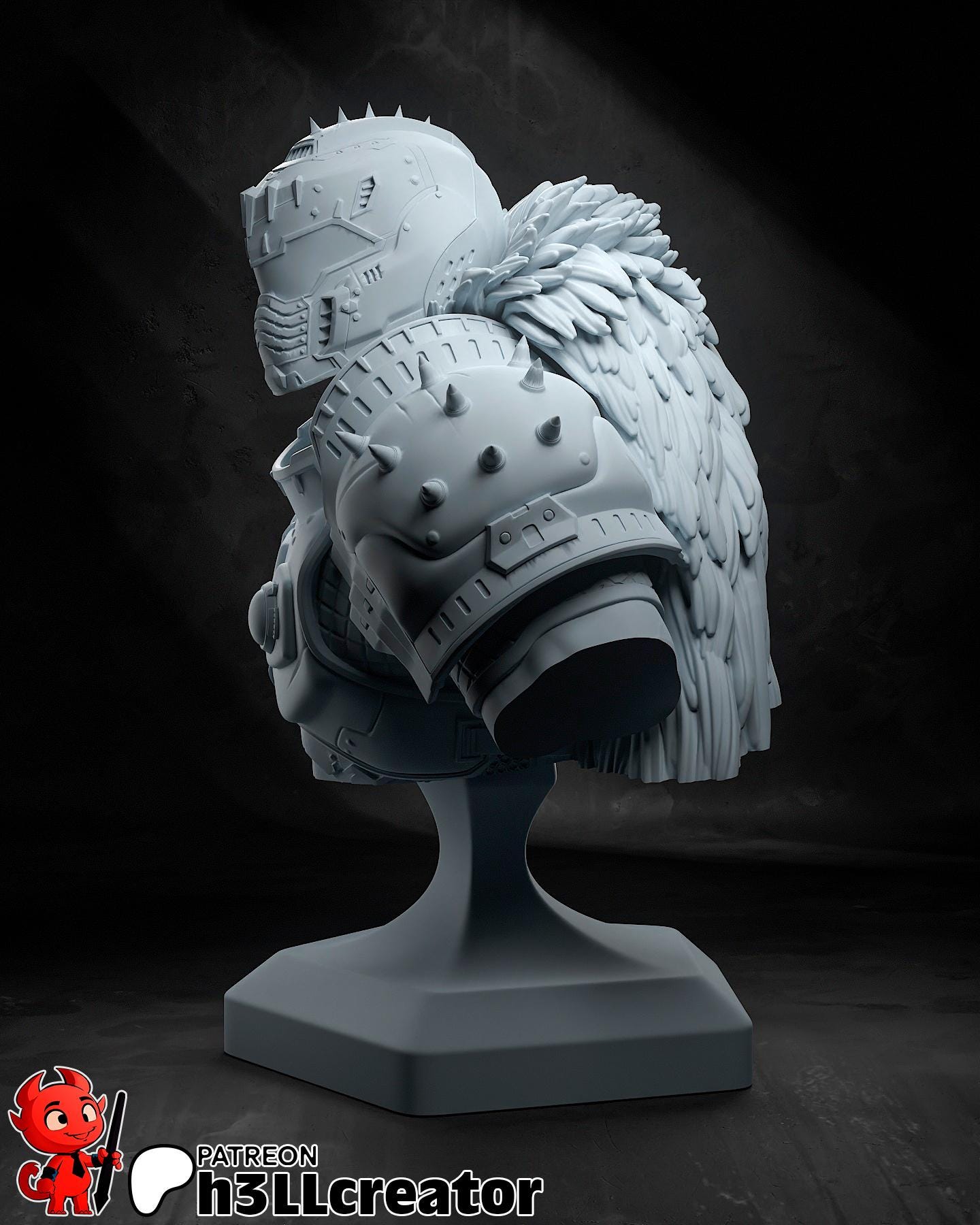 Doomguy Bust - Alternate view 2