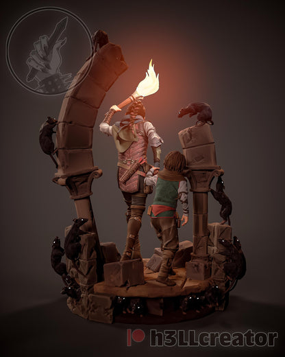 Amicia and Hugo A Plague Tale Figure - Alternate view 3