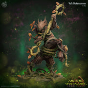 Forest Creature Druid Miniature - resin tabletop miniature front view