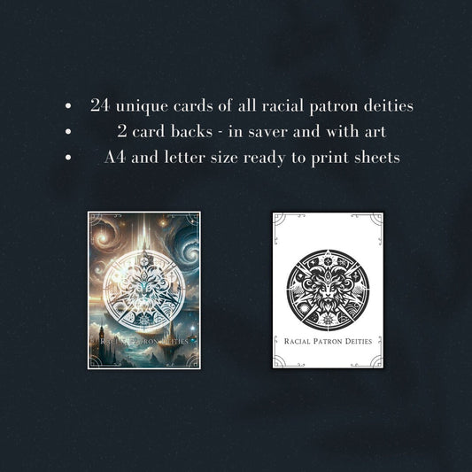 Racial Patron Deities Cards - Alternate view 2