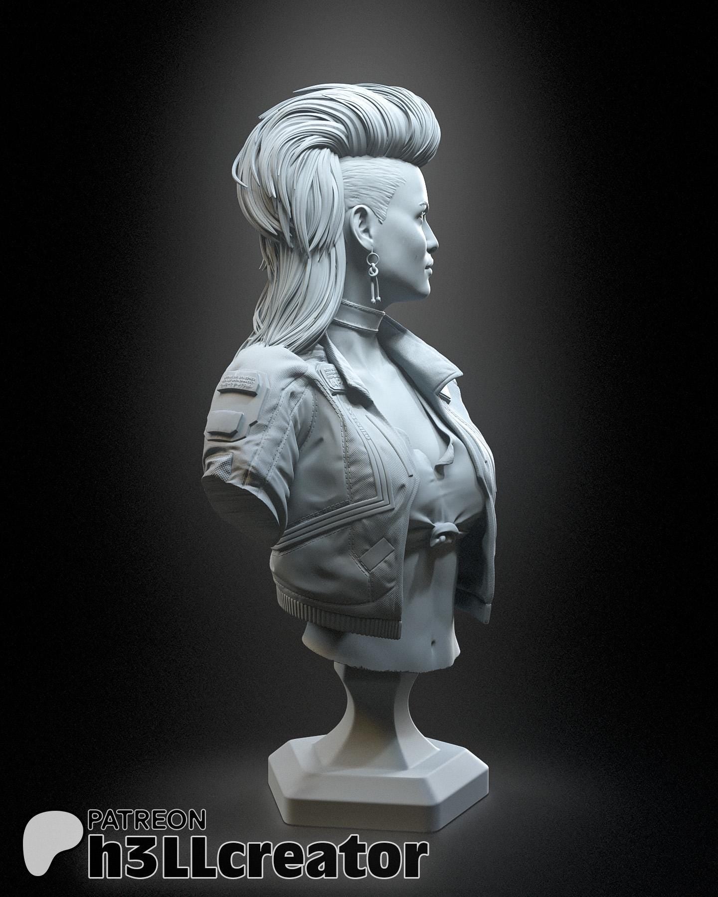 Rogue Amendiares Bust - Cyberpunk 2077 - Alternate view 2