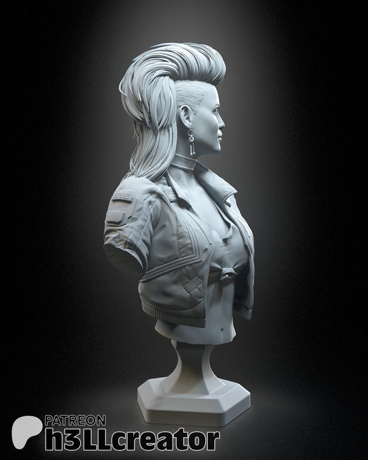 Rogue Amendiares Bust - Cyberpunk 2077 - Alternate view 2