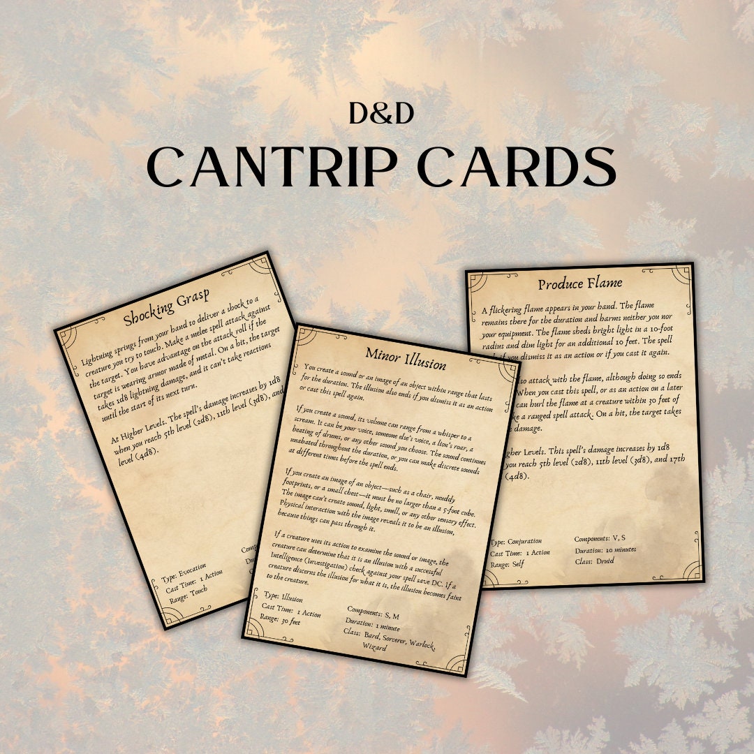 Cantrip Cards