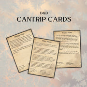 Cantrip Cards - digital download preview