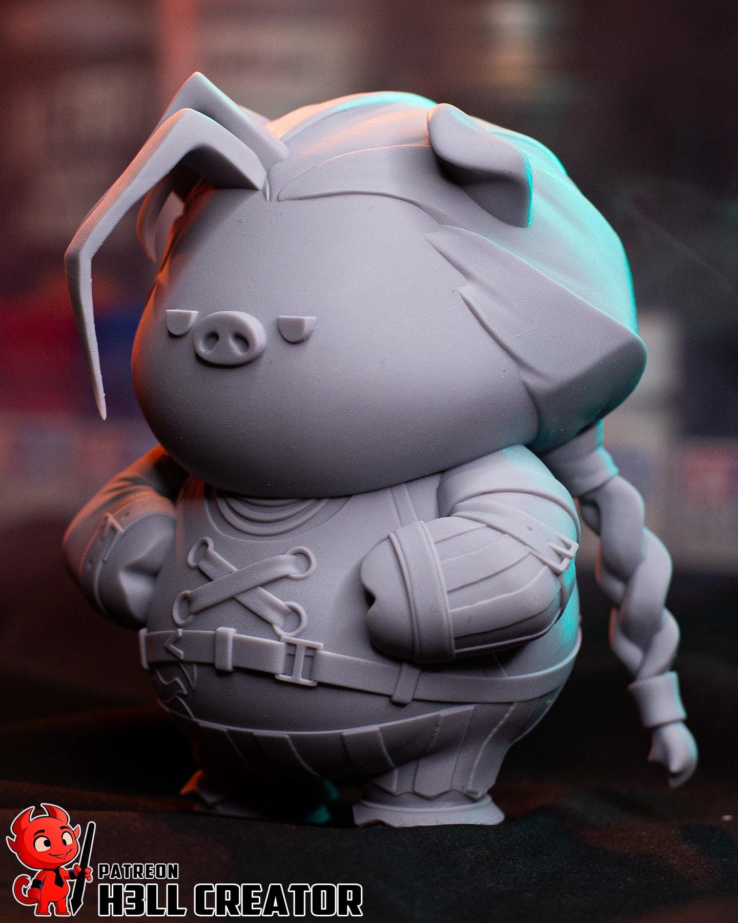 Jinx Chibi Resin Miniature Figurine I Game Character I Powder Arcane League of Legends I Gift for Him Her I Birthday Gift I Anime