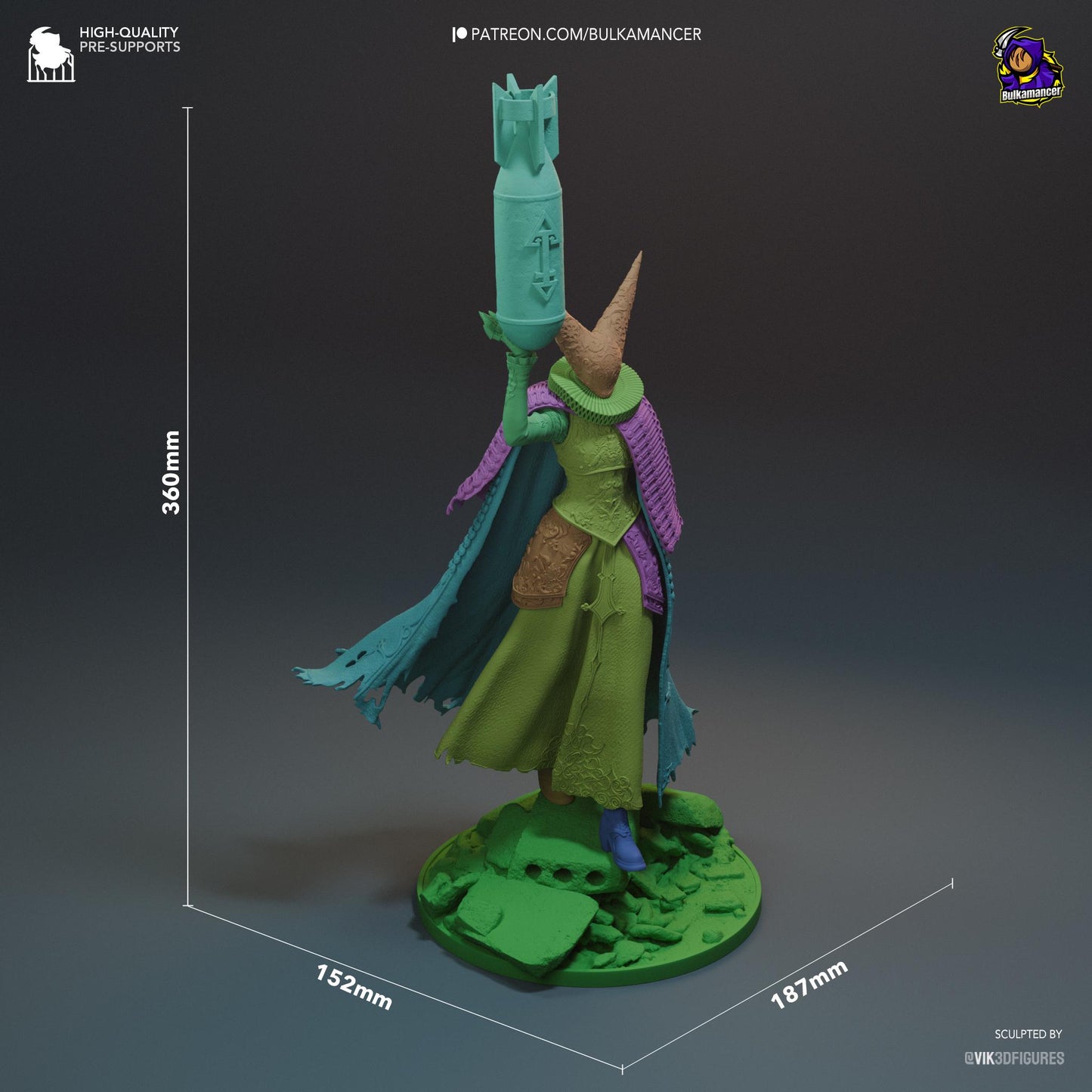 Artillery Witch Trench Crusade Figure - Alternate view 7