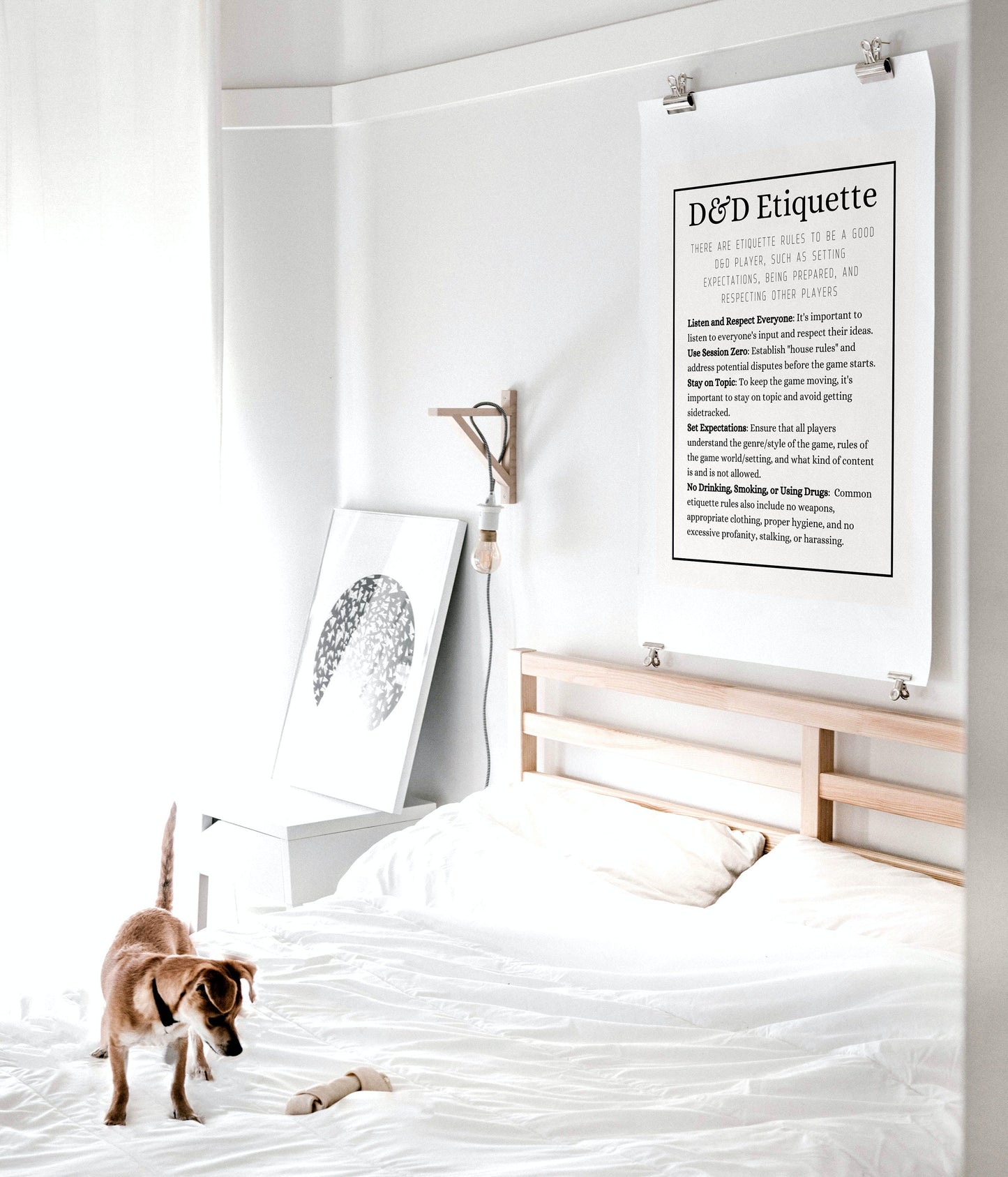 Basic Rules Wall Art - Alternate view 3