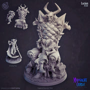 Vampire Miniature - resin tabletop miniature front view