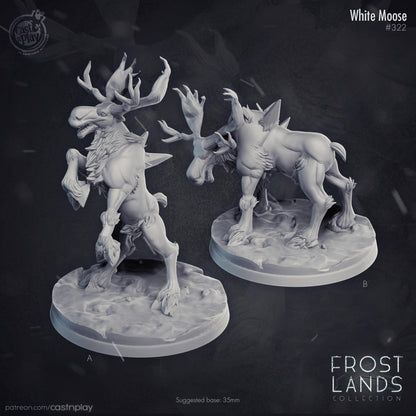 Moose Companion - Druid Wild Shape Miniature