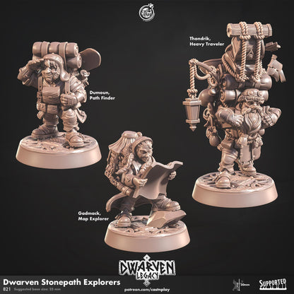 Dwarf Adventurer Miniature