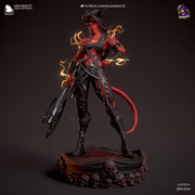 Karlach Figure - Baldur's Gate 3 - resin tabletop miniature front view
