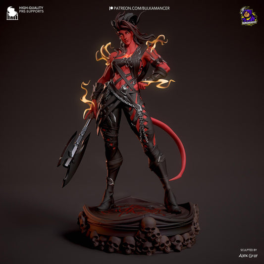 Karlach Resin Miniature Figurine Game Character Baldur's Gate 3 Gift for Him Her Birthday Gift Anime
