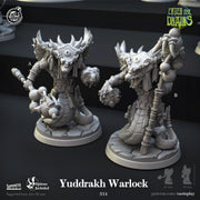 Yuan Ti Shaman Miniature - resin tabletop miniature front view