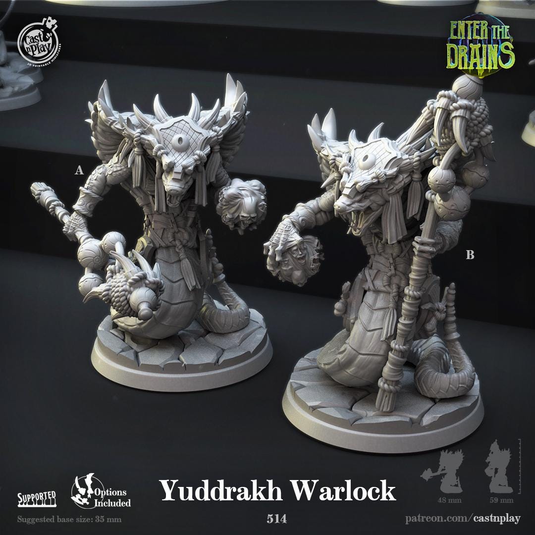 Yuan Ti Shaman Miniature