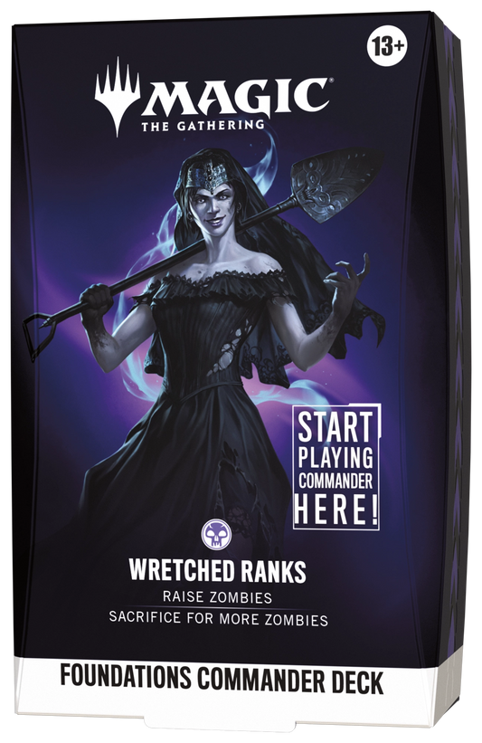 Magic: The Gathering Foundations Commander Deck - Wretched Ranks - official product image