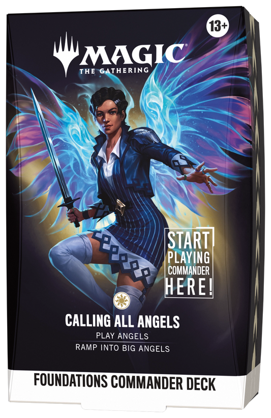 Magic: The Gathering Foundations Commander Deck - Calling All Angels - official product image