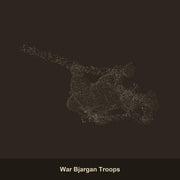 War Bjargan Troops Dwarf Miniatures - resin tabletop miniature front view