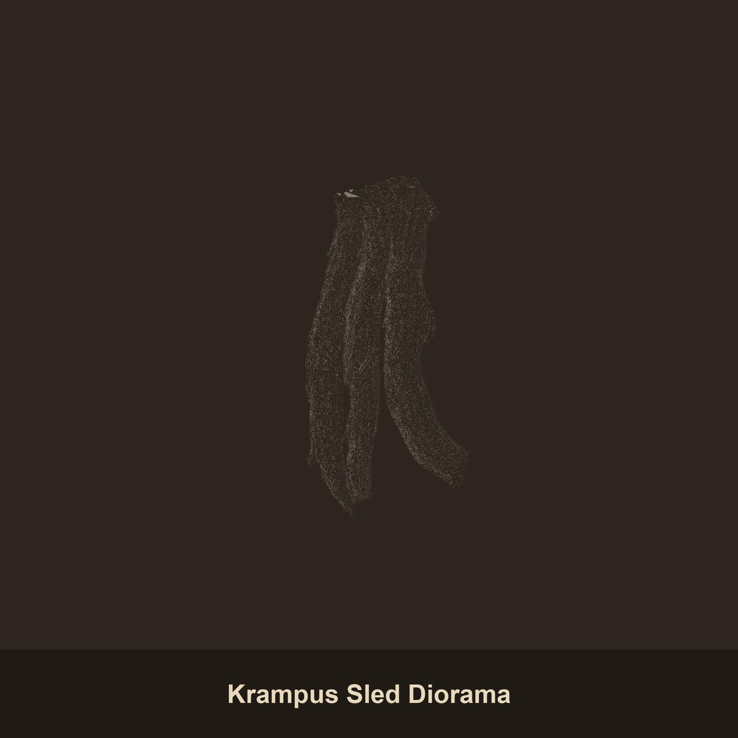 Krampus Sled Diorama Miniature
