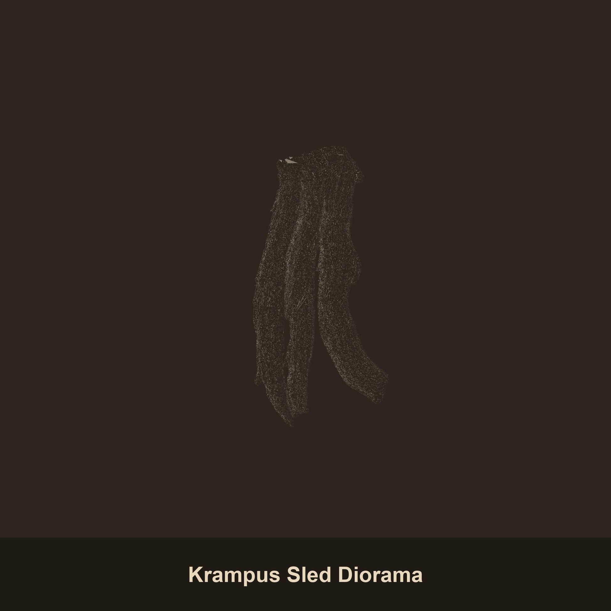 Krampus Sled Diorama Miniature