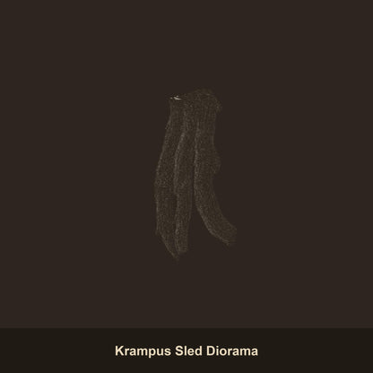 Krampus Sled Diorama Miniature