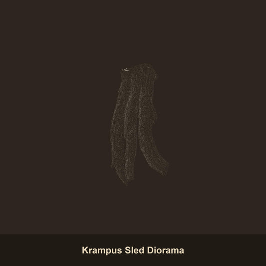Krampus Sled Diorama Miniature