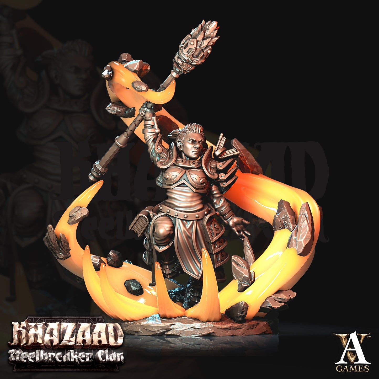 Geomancers Dwarf Miniatures
