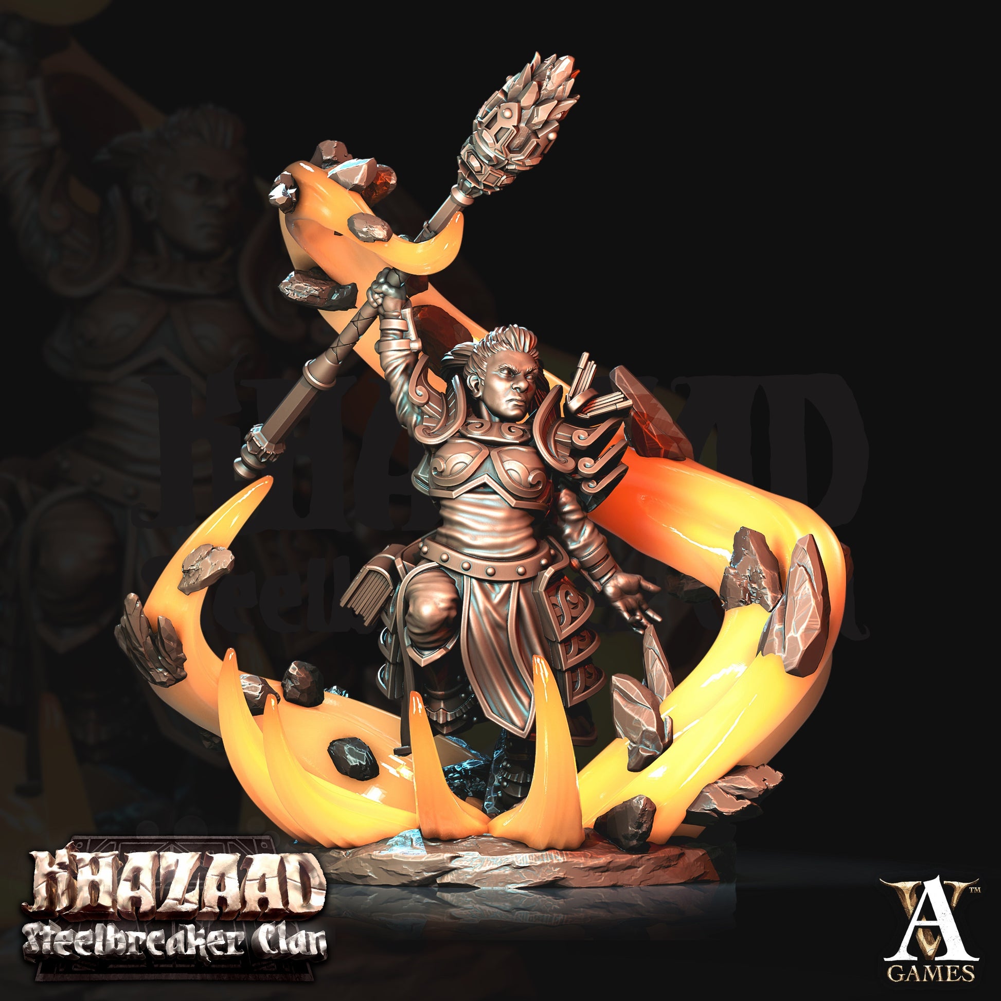 Geomancers Dwarf Miniatures