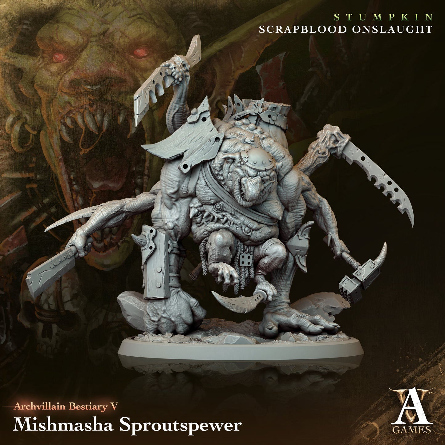 Mishmasha Sproutspewer Orc Miniatures