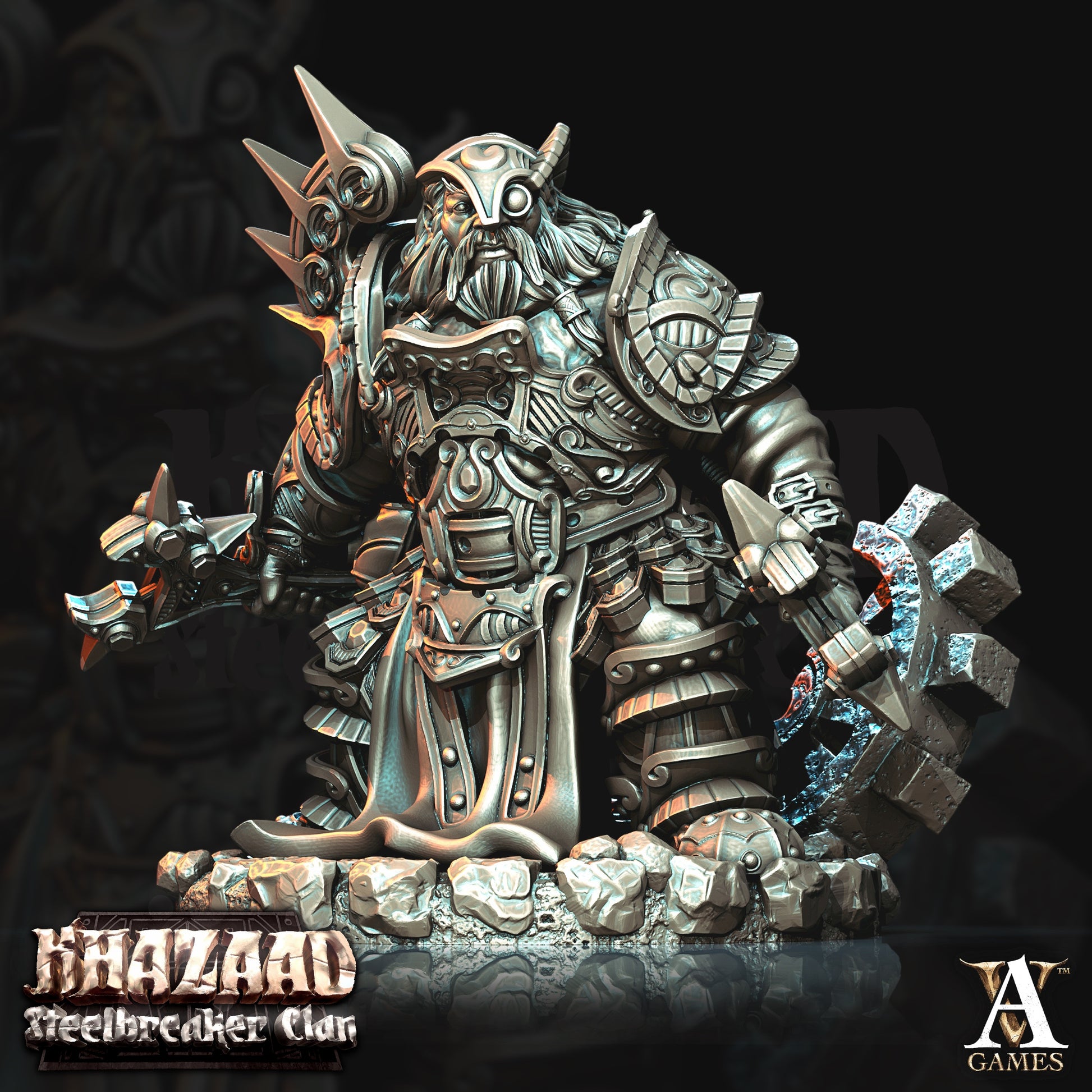 Steelbreaker Engineers Dwarf Miniatures
