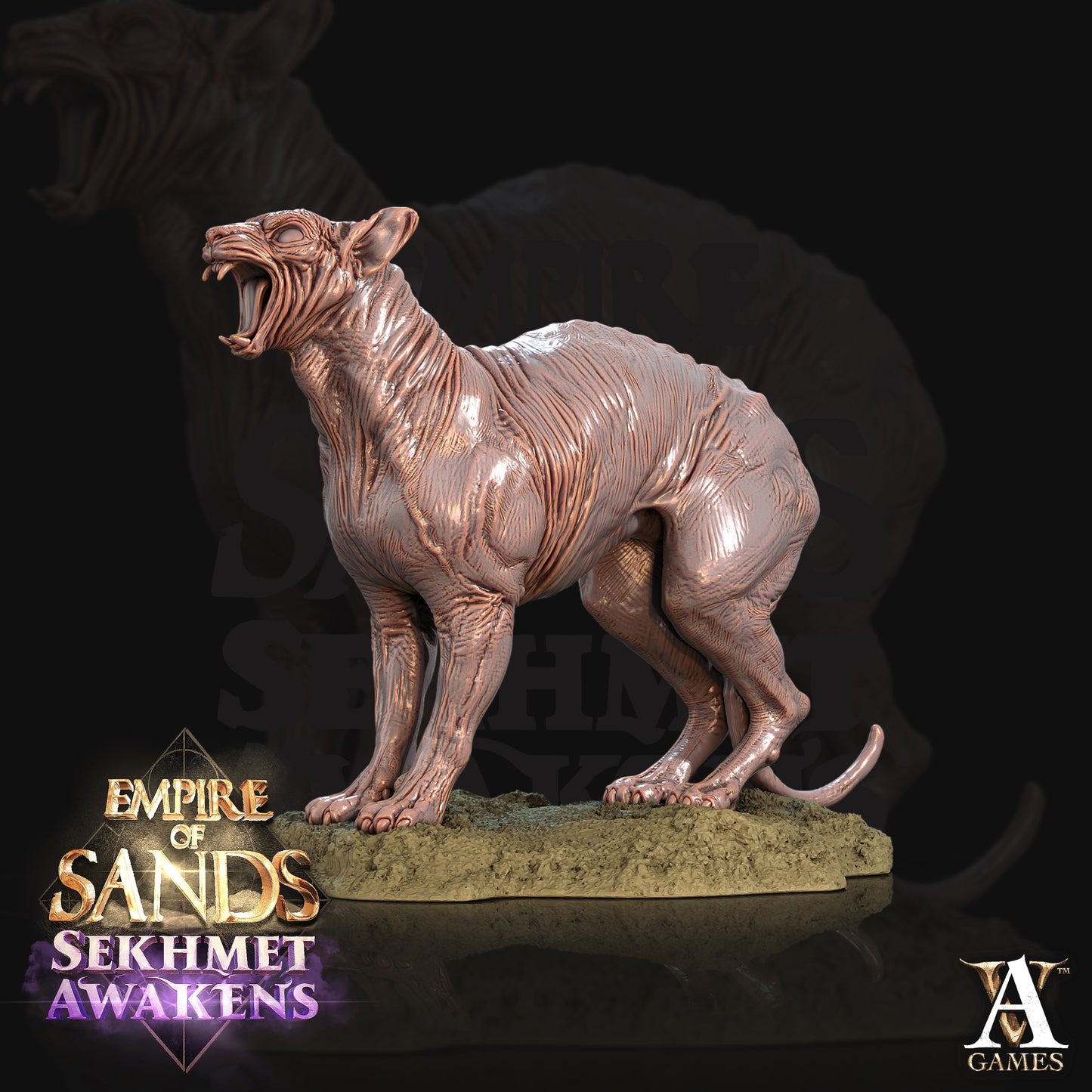 Sphinx Cat Egyptian Fantasy Miniatures