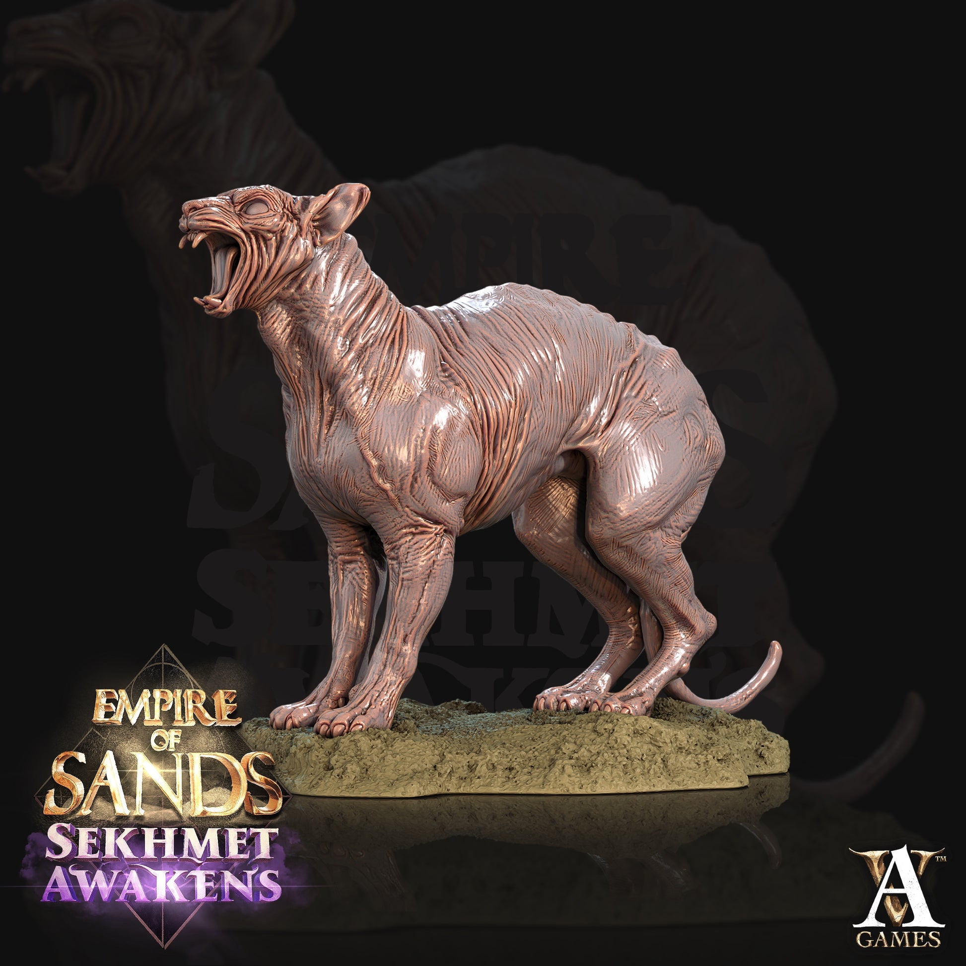 Sphinx Cat Egyptian Fantasy Miniatures