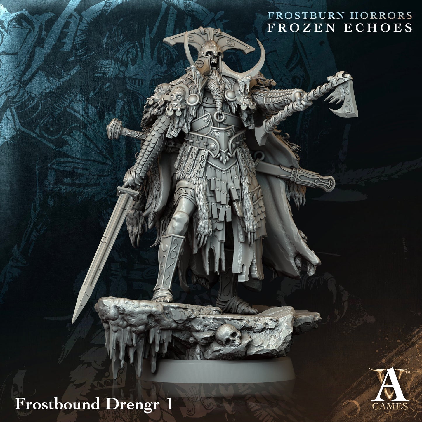 Frostbound Drengr Fantasy Miniatures