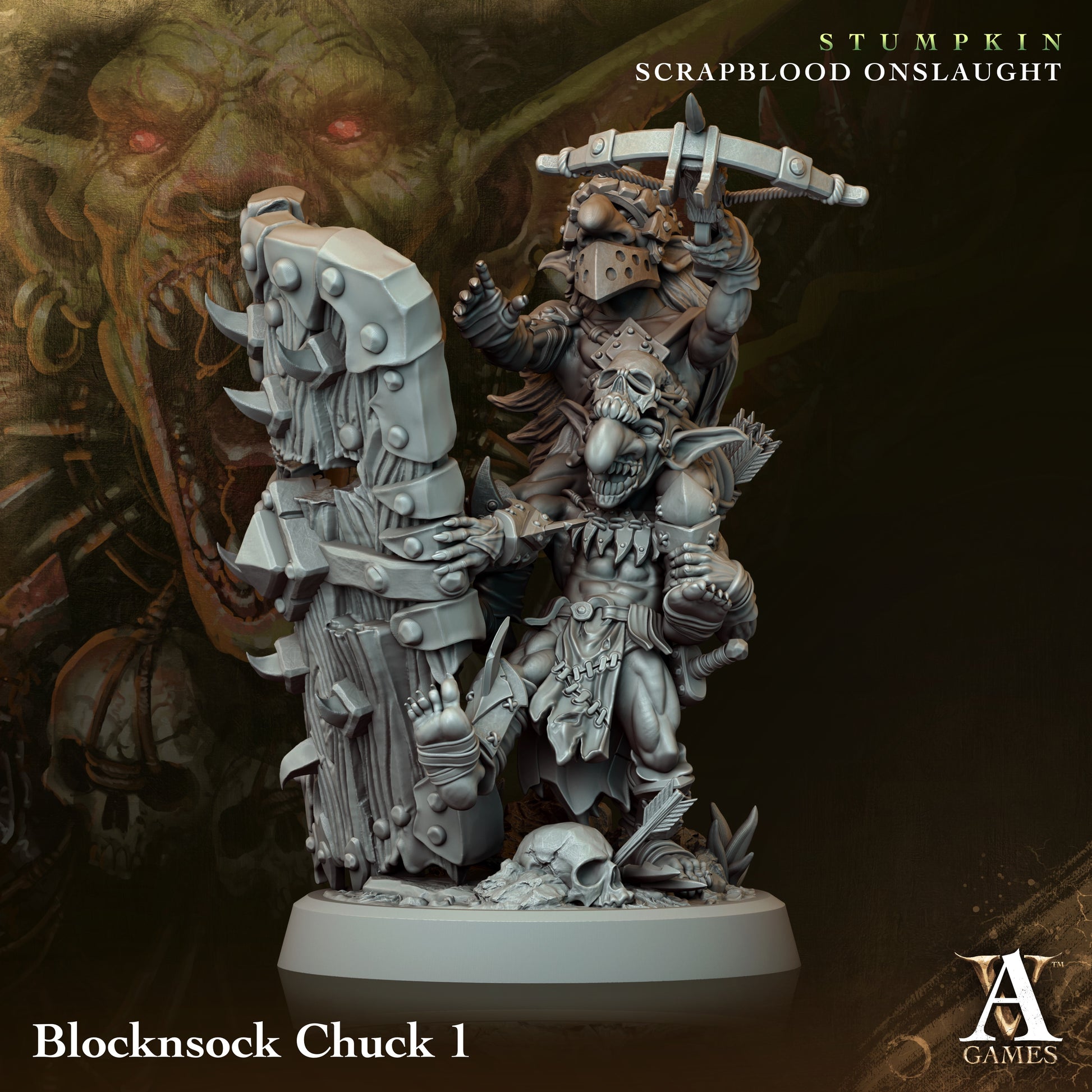 Blocknsock Chucks Orc Miniatures