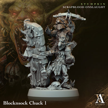 Blocknsock Chucks Orc Miniatures