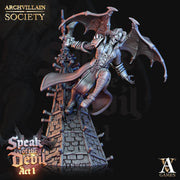 Lady Letha Devilette Fantasy Miniatures - resin tabletop miniature front view