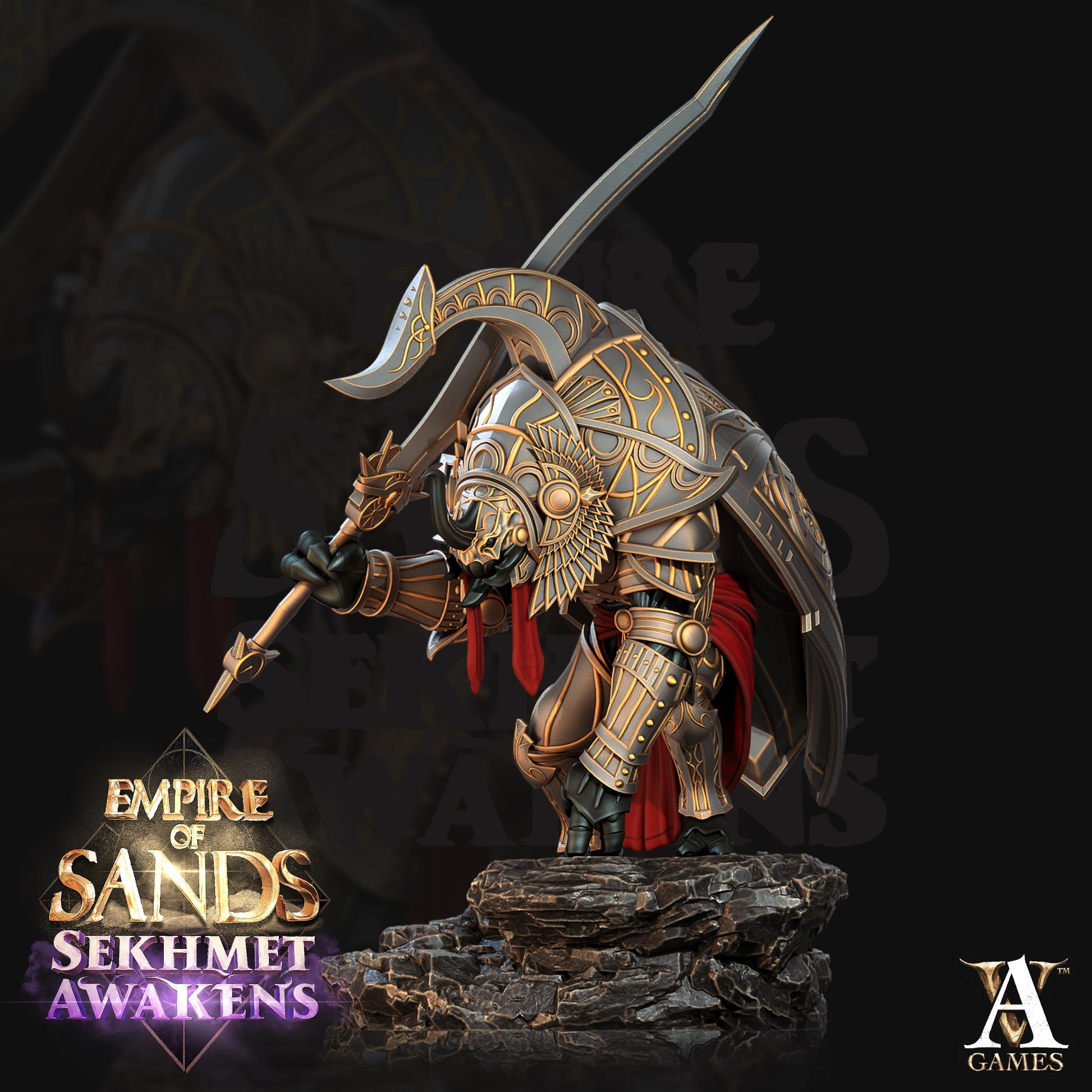 Golden Scarabs Egyptian Fantasy Miniatures