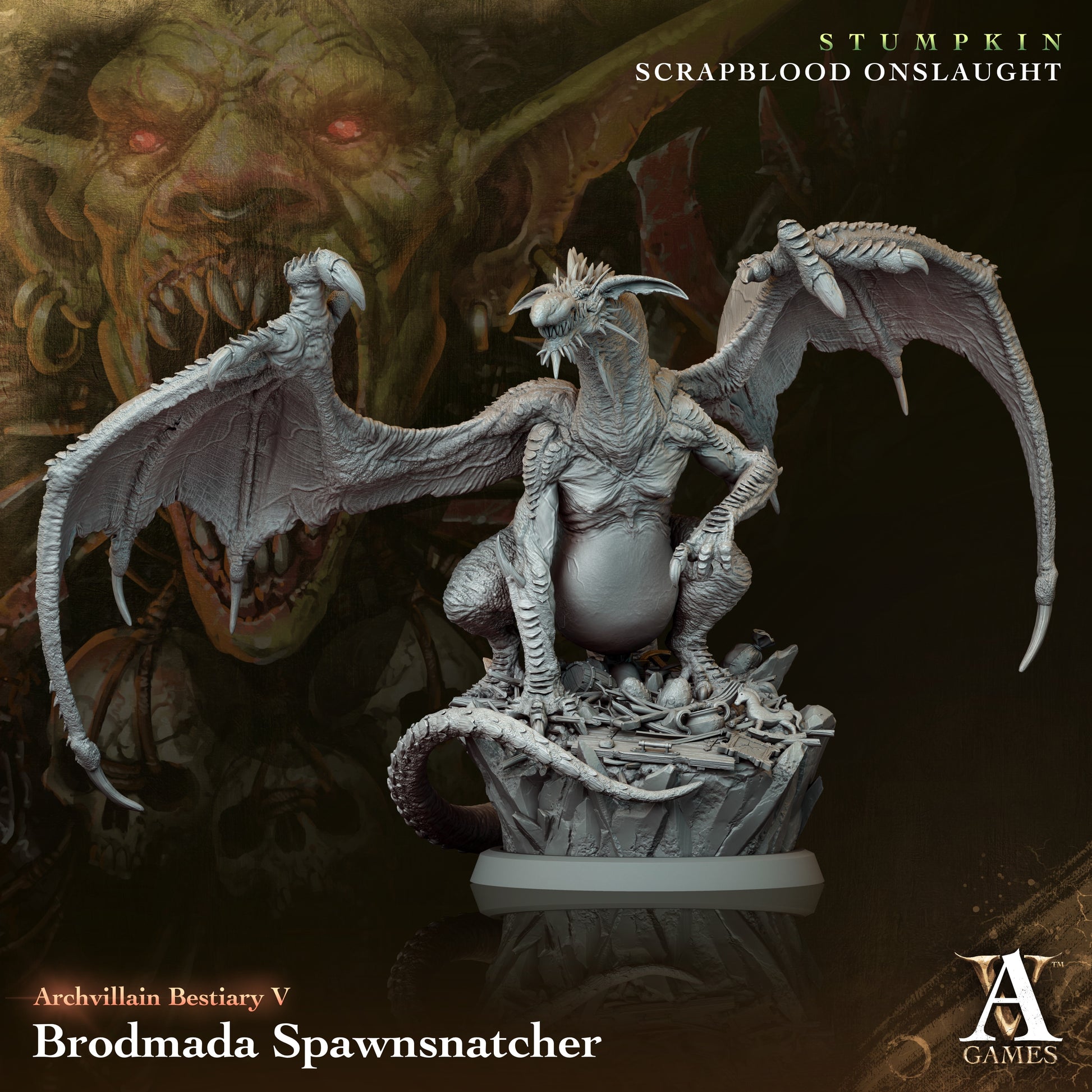 Brodmada Spawnsnatcher Orc Miniatures