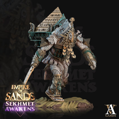 Pyramid Golem Egyptian Fantasy Miniatures