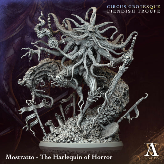 Mostratto The Harlequin of Horror Fantasy Miniatures