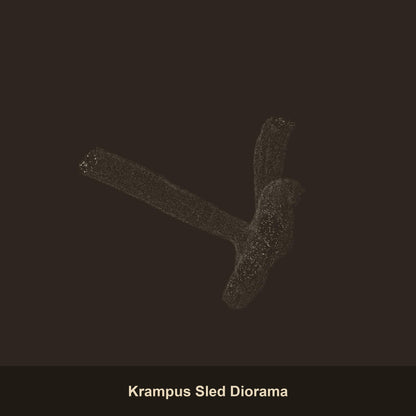 Krampus Sled Diorama Miniature alternate view 2